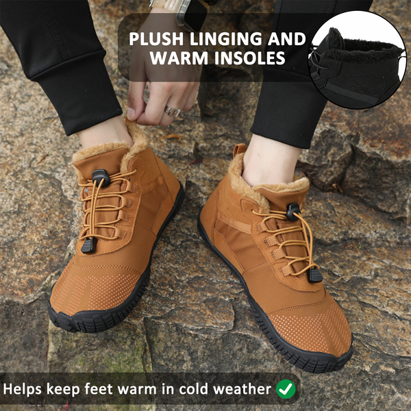 kaegreel winter barefoot shoes snow boots 31454 brown