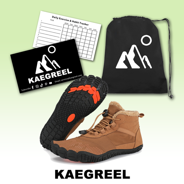 kaegreel winter barefoot shoes snow boots 31454 brown