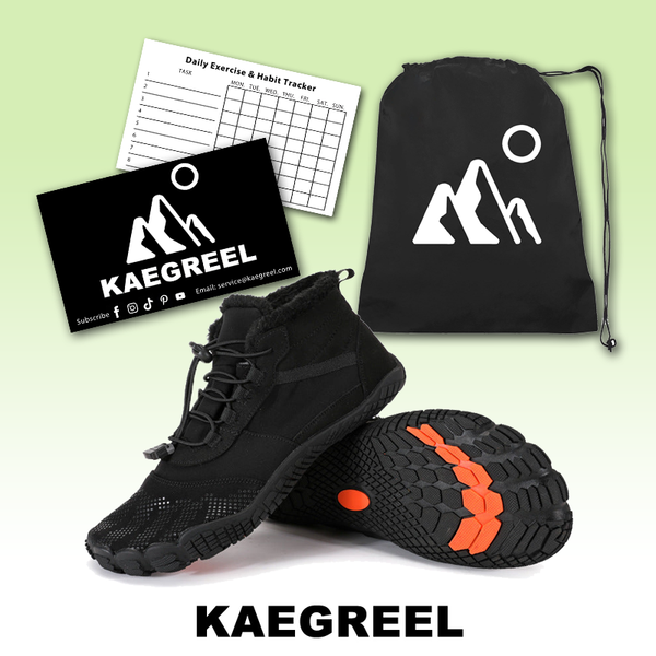 kaegreel winter barefoot shoes snow boots 31455 black 