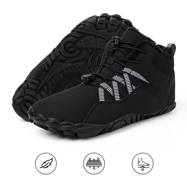 kaegreel winter barefoot shoes snow boots 31460 black 