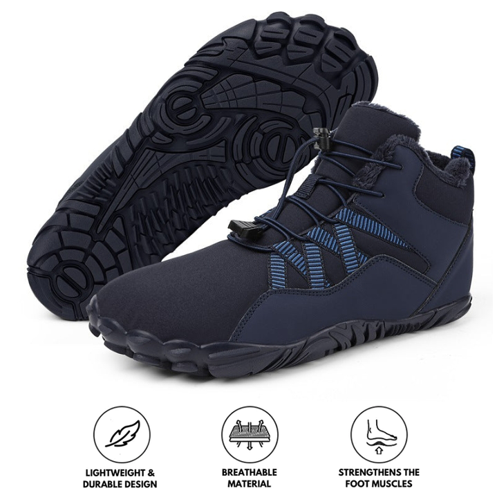 kaegreel winter barefoot shoes snow boots 31460 dark blue