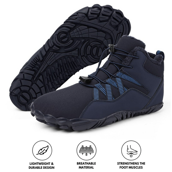 kaegreel winter barefoot shoes snow boots 31460 dark blue