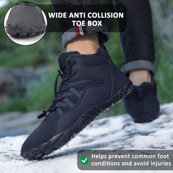 kaegreel winter barefoot shoes snow boots 31460 dark blue