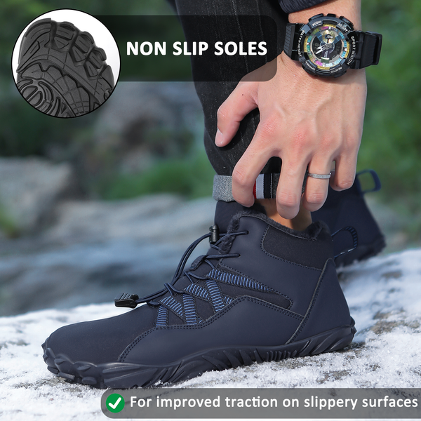 kaegreel winter barefoot shoes snow boots 31460 dark blue