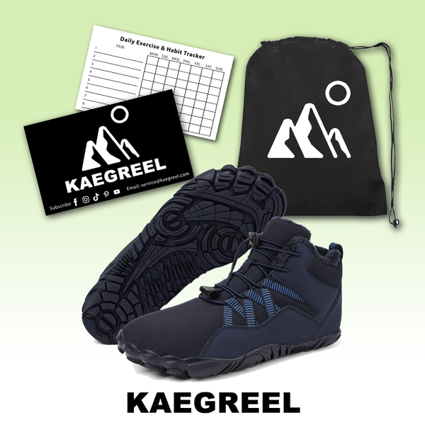 kaegreel winter barefoot shoes snow boots 31460 dark blue