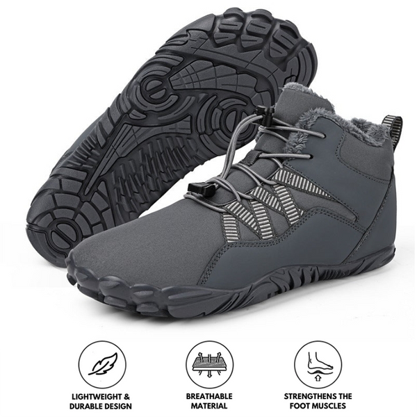 kaegreel winter barefoot shoes snow boots 31460 gray