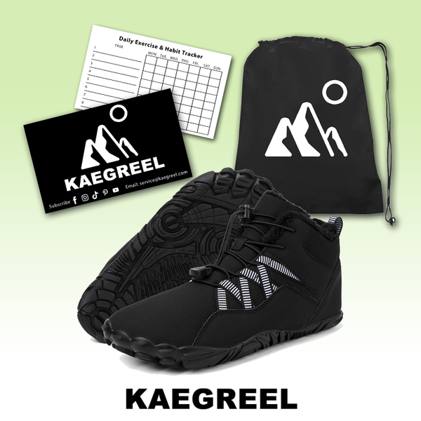 kaegreel winter barefoot shoes snow boots 31461 black 