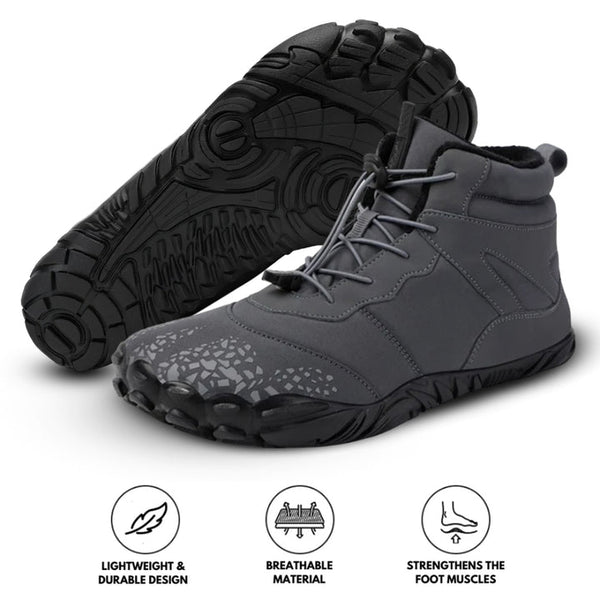 kaegreel winter barefoot shoes snow boots 31462 light gray