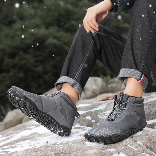 kaegreel winter barefoot shoes snow boots 31462 light gray