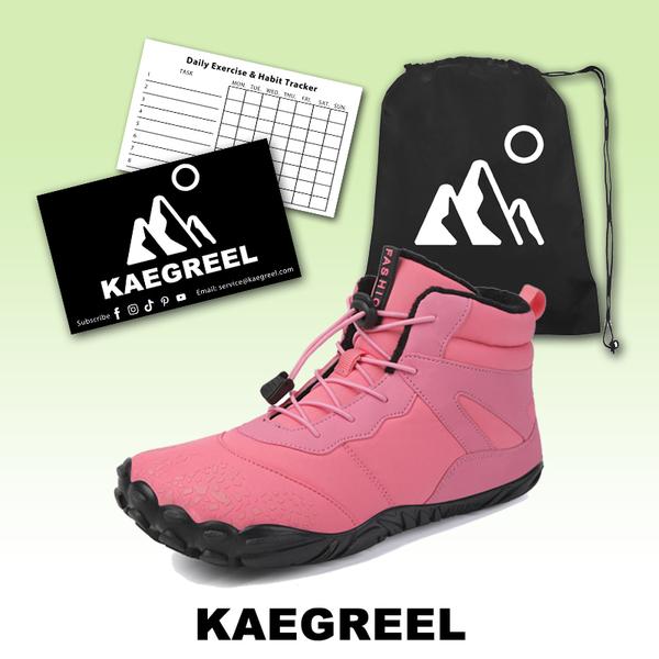 kaegreel winter barefoot shoes snow boots 31463 pink
