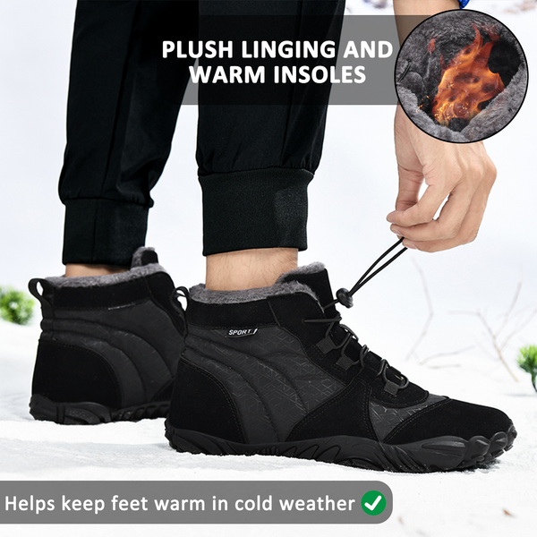 kaegreel winter barefoot shoes snow boots 31464 black 