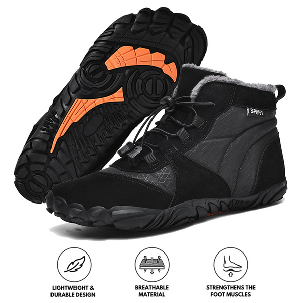 kaegreel winter barefoot shoes snow boots 31464 black 