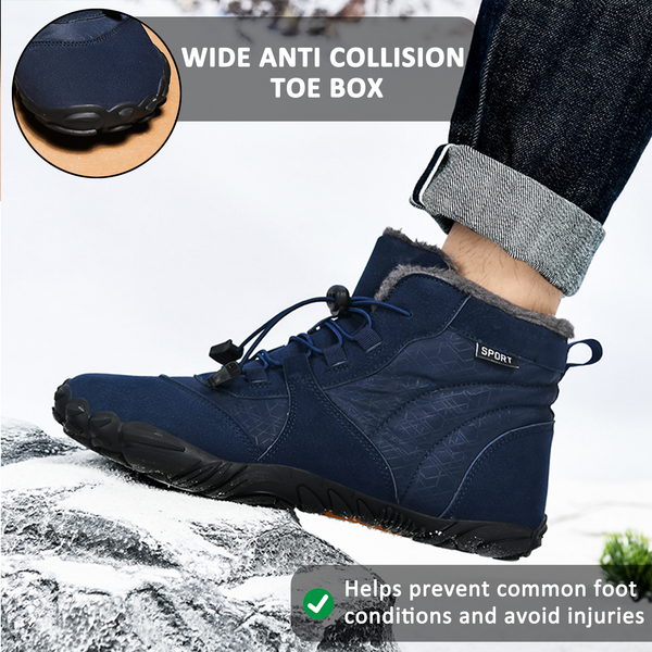 kaegreel winter barefoot shoes snow boots 31464 blue