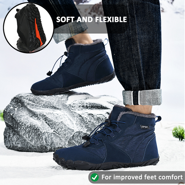 kaegreel winter barefoot shoes snow boots 31464 blue
