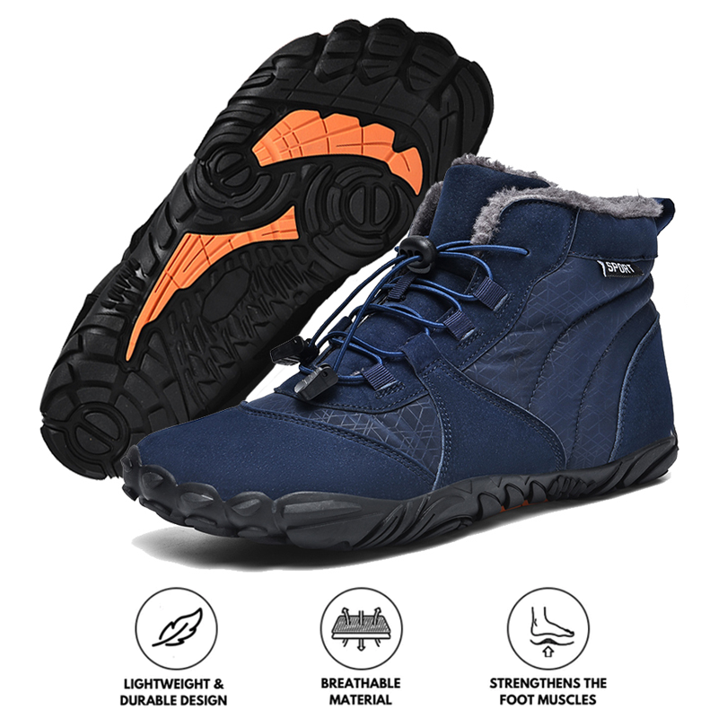 kaegreel winter barefoot shoes snow boots 31464 blue