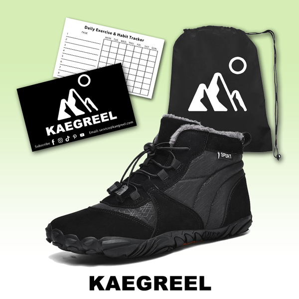 kaegreel winter barefoot shoes snow boots 31465 black 

