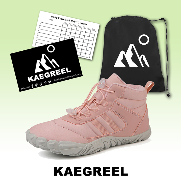 kaegreel winter barefoot shoes snow boots 31467 pink