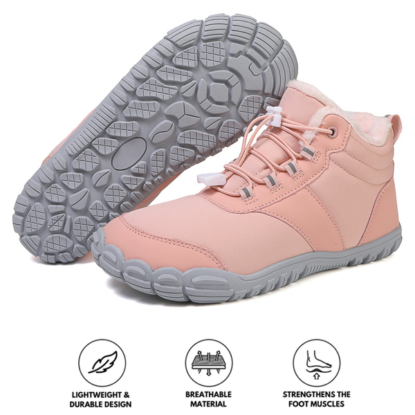 kaegreel winter barefoot shoes snow boots 31489 pink