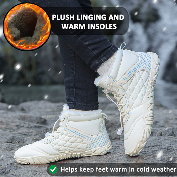 kaegreel winter barefoot shoes snow boots 31490 beige