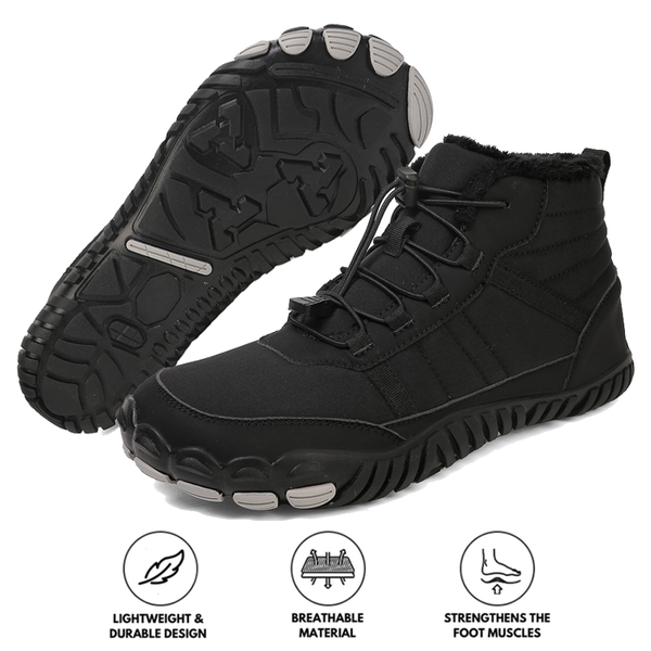 kaegreel winter barefoot shoes snow boots 31491 black 