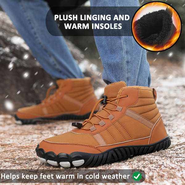 kaegreel winter barefoot shoes snow boots 31491 brown
