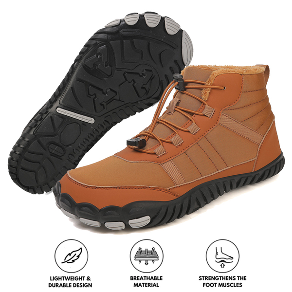 kaegreel winter barefoot shoes snow boots 31491 brown