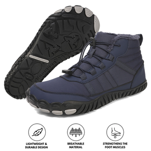 kaegreel winter barefoot shoes snow boots 31491 dark blue