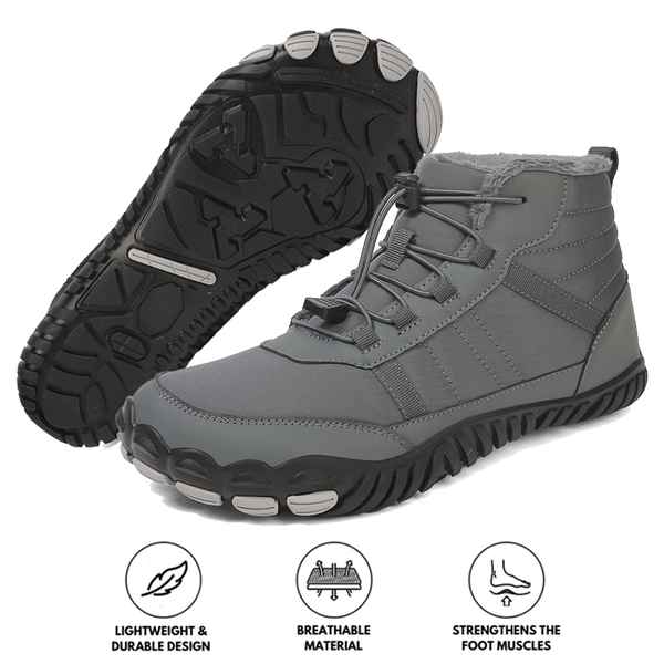 kaegreel winter barefoot shoes snow boots 31491 grey
