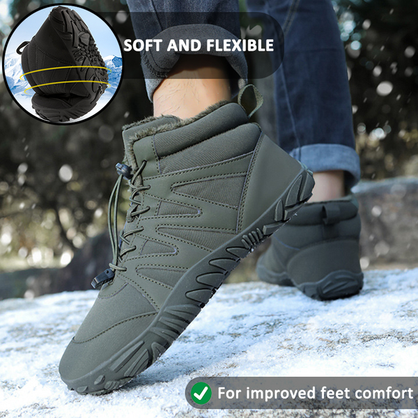 kaegreel winter barefoot shoes snow boots 31492 army green