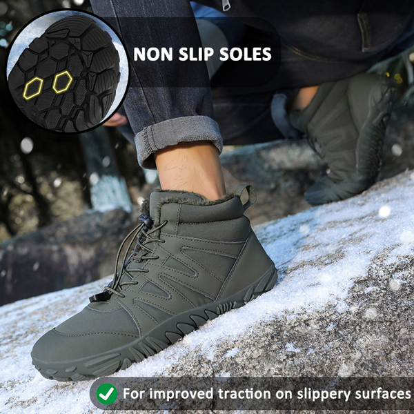 kaegreel winter barefoot shoes snow boots 31492 army green