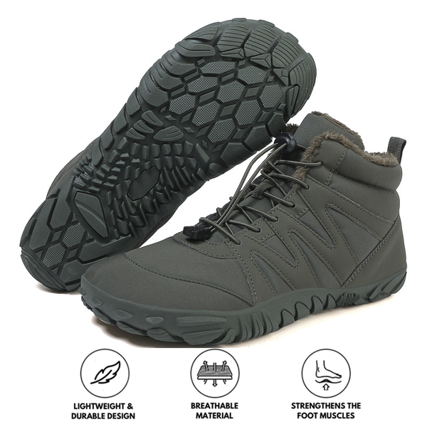 kaegreel winter barefoot shoes snow boots 31492 army green