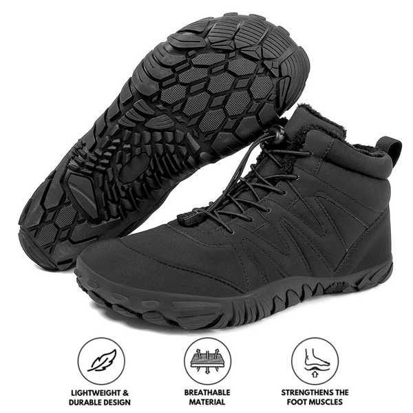 kaegreel winter barefoot shoes snow boots 31492 black 