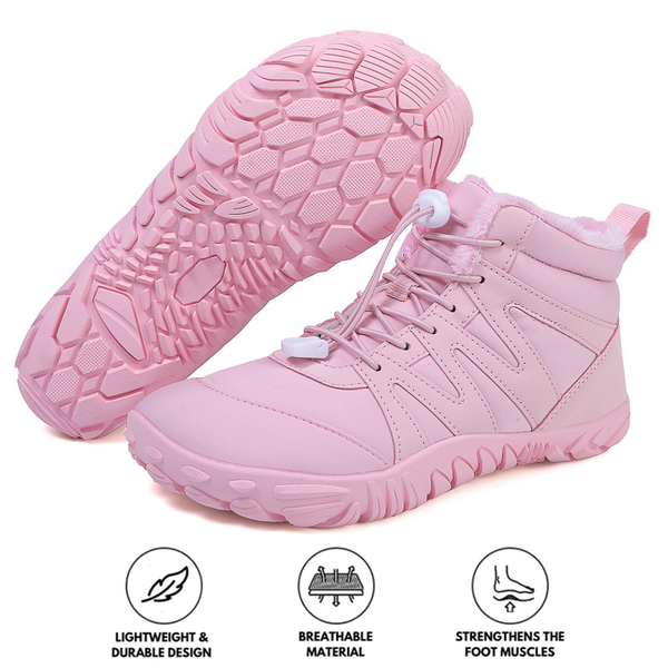 kaegreel winter barefoot shoes snow boots 31492 pink