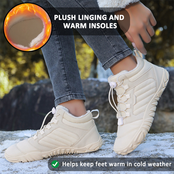 kaegreel winter barefoot shoes snow boots 31493 beige