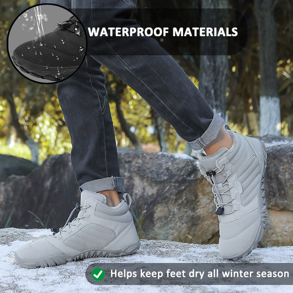 kaegreel winter barefoot shoes snow boots 31493 grey