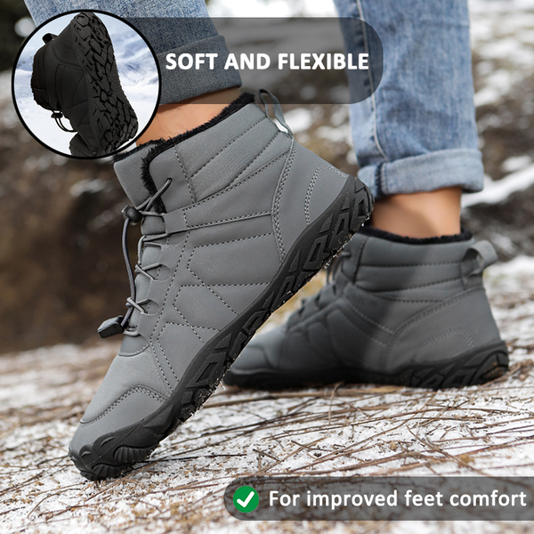 kaegreel winter barefoot shoes snow boots 31494 grey
