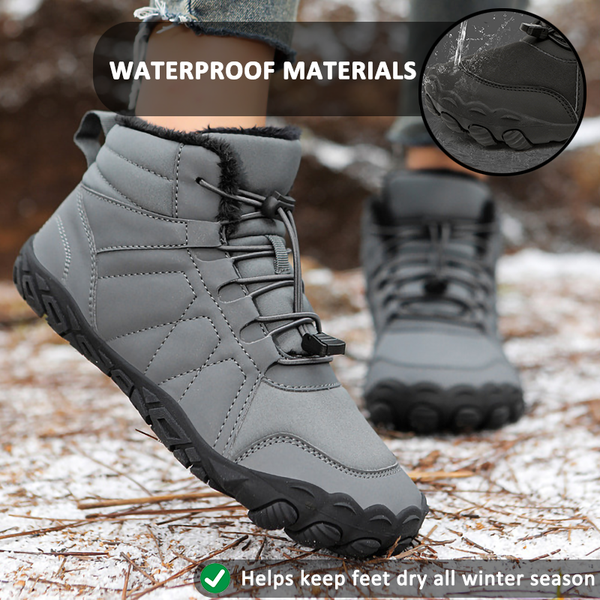 kaegreel winter barefoot shoes snow boots 31494 grey