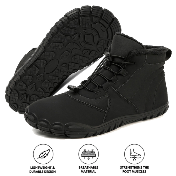 kaegreel winter barefoot shoes snow boots 31495 black 