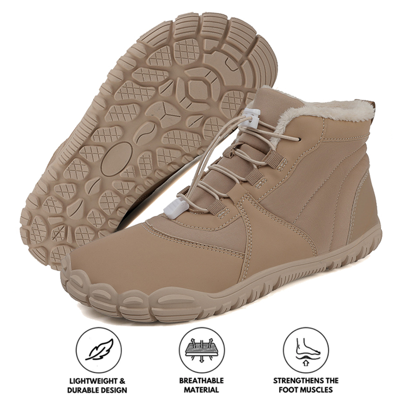kaegreel winter barefoot shoes snow boots 31495 khaki