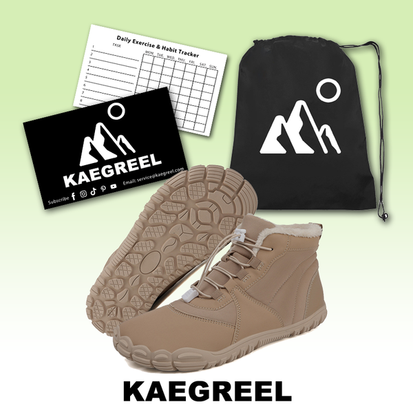 kaegreel winter barefoot shoes snow boots 31495 khaki