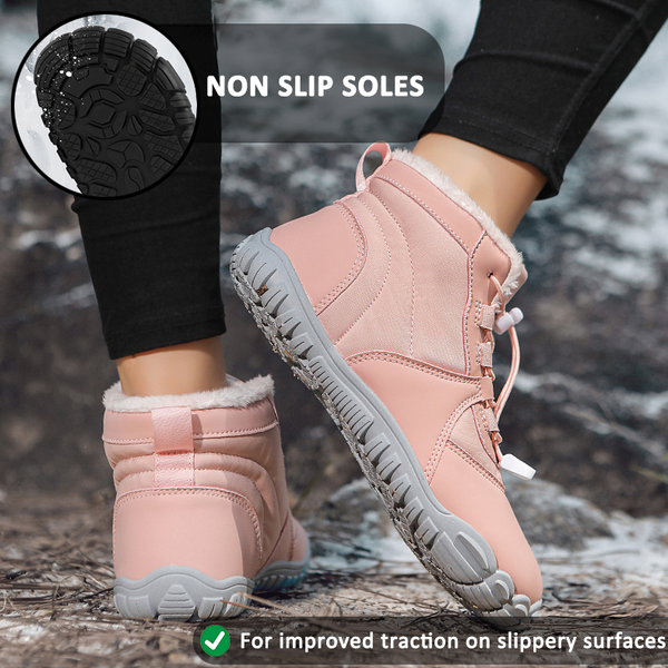 kaegreel winter barefoot shoes snow boots 31495 pink