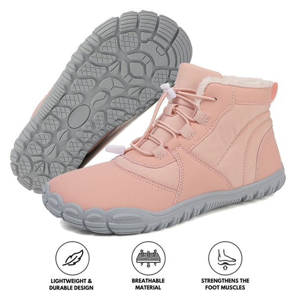 kaegreel winter barefoot shoes snow boots 31495 pink