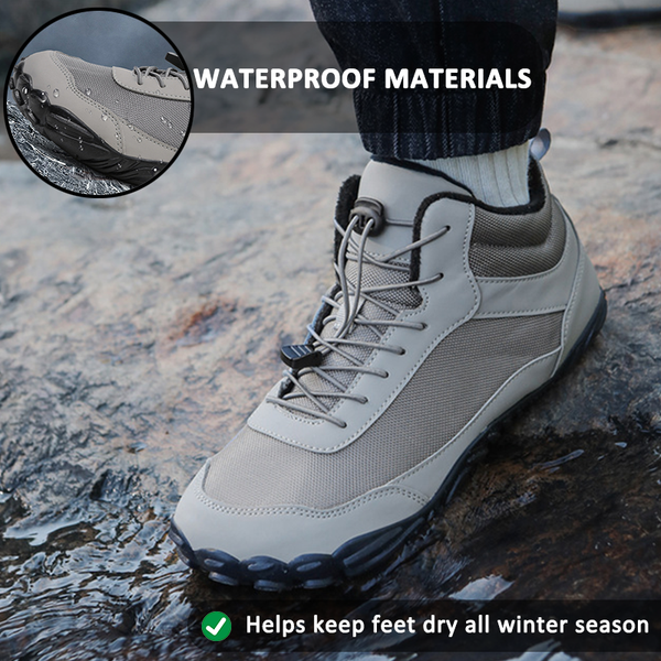 kaegreel winter barefoot shoes snow boots 31496 grey