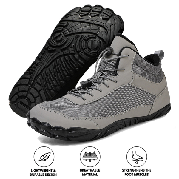 kaegreel winter barefoot shoes snow boots 31496 grey