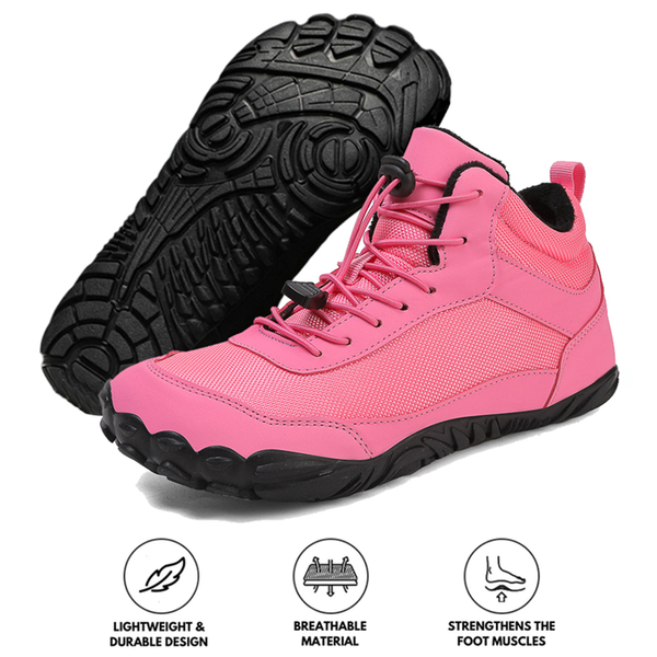 kaegreel winter barefoot shoes snow boots 31496 pink