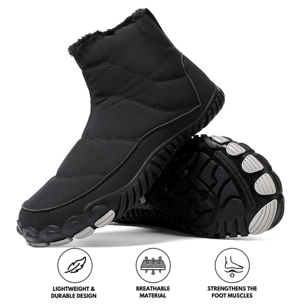 kaegreel winter barefoot shoes snow boots 31497 black 