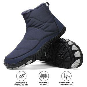 kaegreel winter barefoot shoes snow boots 31497 dark blue