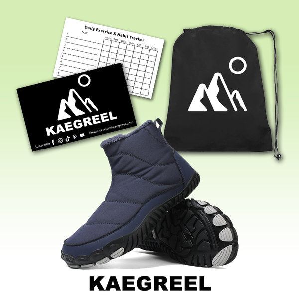 kaegreel winter barefoot shoes snow boots 31497 dark blue