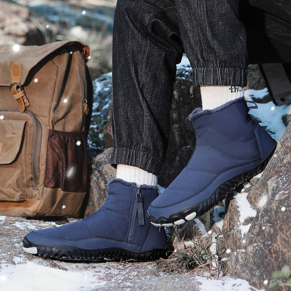 kaegreel winter barefoot shoes snow boots 31497 dark blue