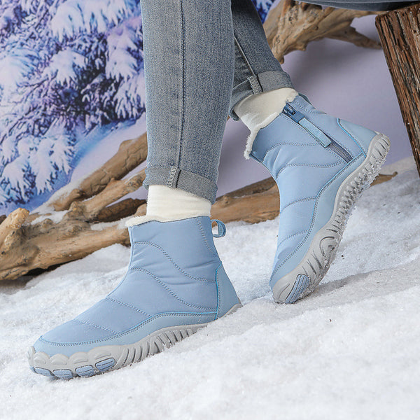 kaegreel winter barefoot shoes snow boots 31497 light blue